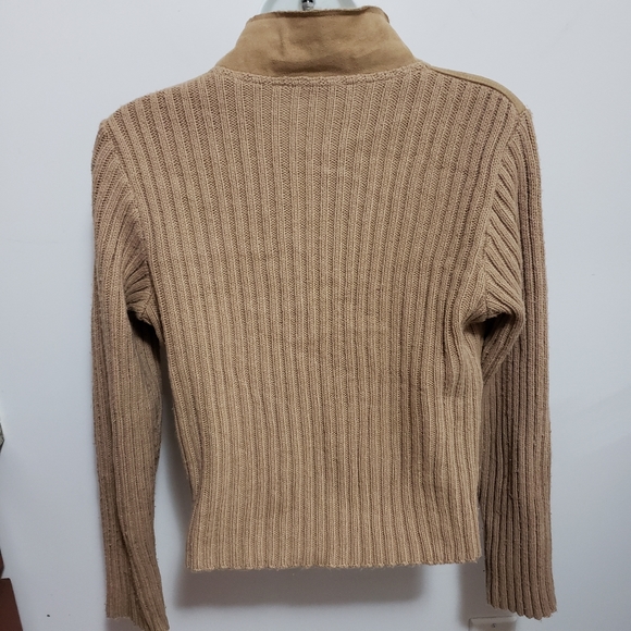 Planet Funk brown sweater jacket - Picture 2 of 6